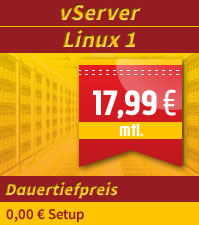 vServer Linux zum Dauertiefpreis