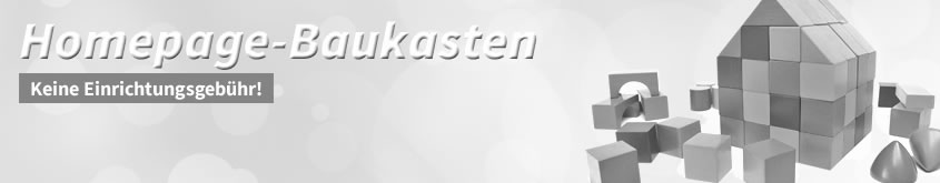 Homepage-Baukasten, Keine Einrichtungsgebühr