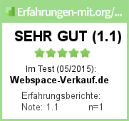 Webspace-Verkauf.de Erfahrungsberichte