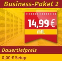 Webhosting zum Dauertiefpreis