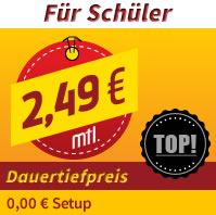 Webhosting für Schüler zum Dauertiefpreis