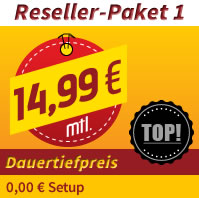 Webhosting Reseller zum Dauertiefpreis