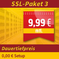 SSL-Zertifikate zum Dauertiefpreis
