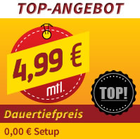 Webhosting zum Dauertiefpreis