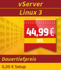 vServer Linux zum Dauertiefpreis