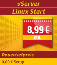 vServer Linux zum Dauertiefpreis