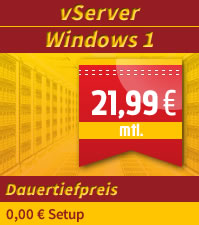 vServer Windows zum Dauertiefpreis