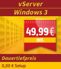 vServer Windows zum Dauertiefpreis