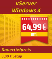 vServer Windows zum Dauertiefpreis